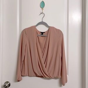 Forever 21 pink/blush blouse